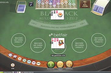 Klassisches BlackJack online spielen